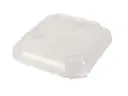 Square PET Lid – fits Paper Punch Bowl | 500ml (140mm) | 50’s  